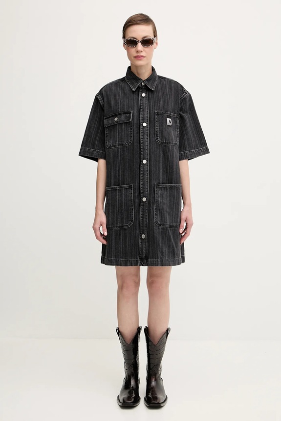 Carhartt WIP denim dress W' Rylan I035578.32I06 black