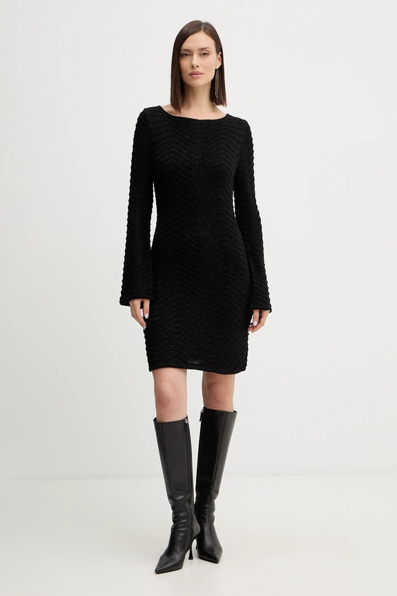 Guess sukienka CHEVRON W5BK83.Z0192 czarny AW25