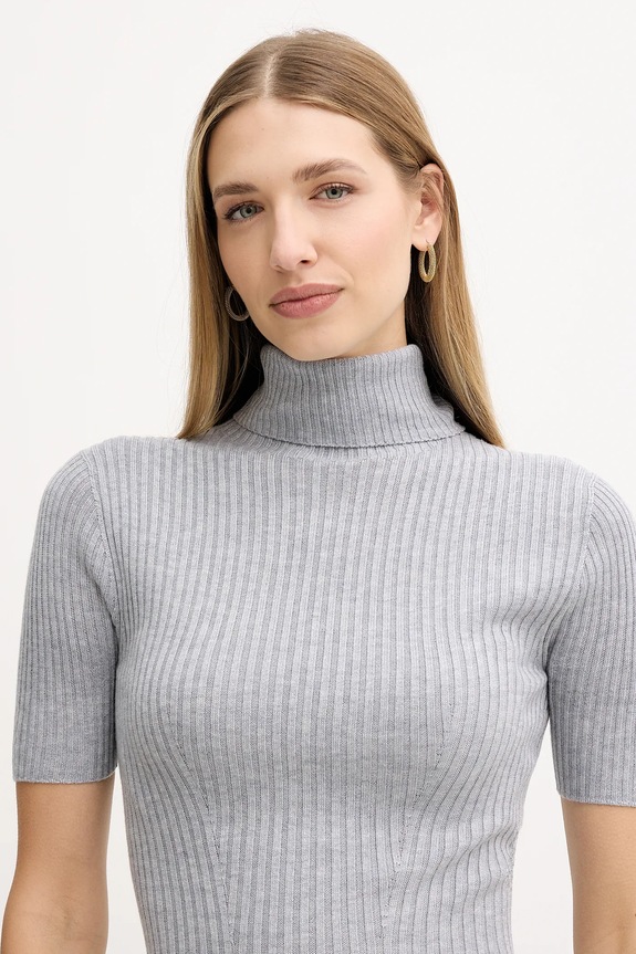 Haljina s primjesom vune Guess JULIA siva W5BK78.Z3OW2