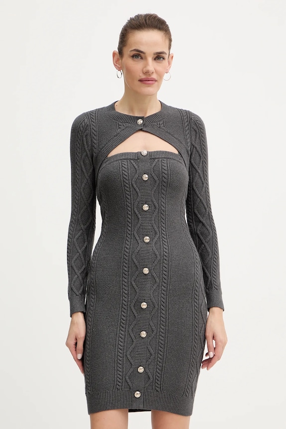Платье Guess DAPHNE casual серый W5BK61.Z2ZK2