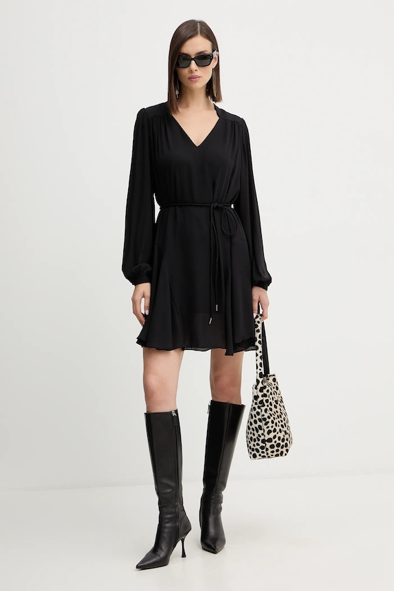 Guess sukienka WANDA W5BK51.WGLA2 czarny AW25