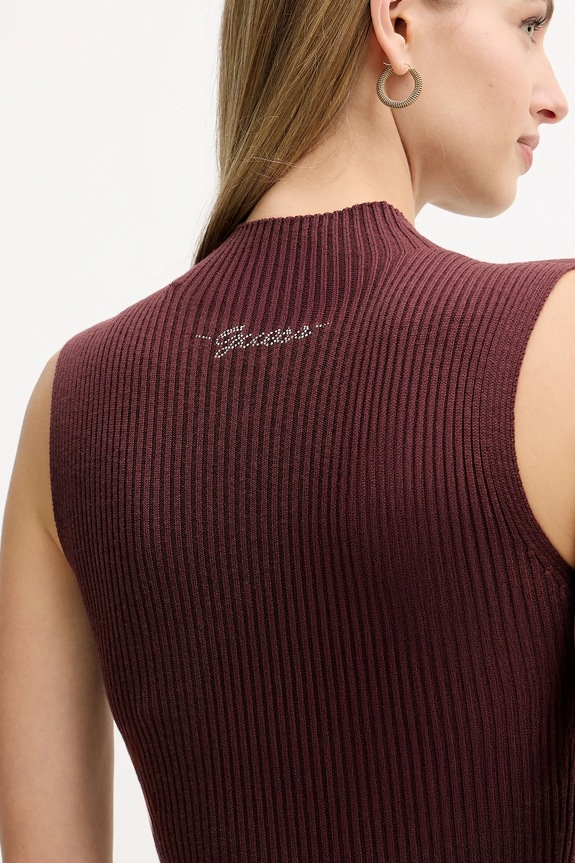 Φόρεμα Guess JULIA καφέ W5BK23.Z3OW2