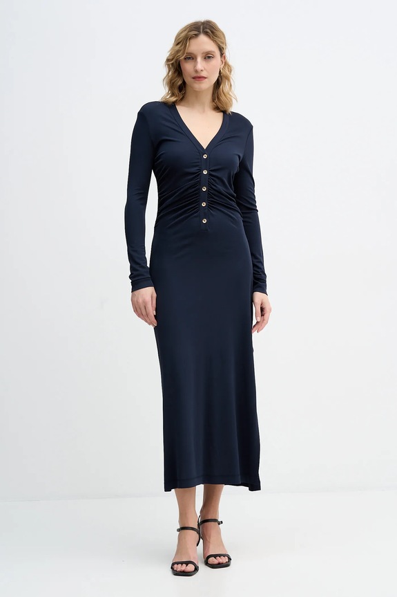 Sisley sukienka casual granatowy 44HXLV07M