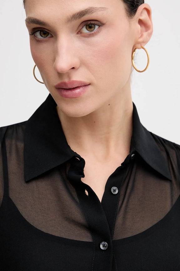 Φόρεμα Sisley μαύρο 4NOXLV07L