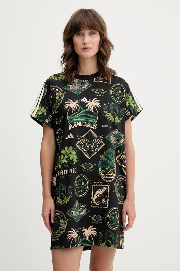 adidas rochie x Farm Rio mini negru JL7004