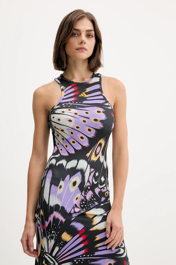 adidas rochie x Farm Rio negru JL8609