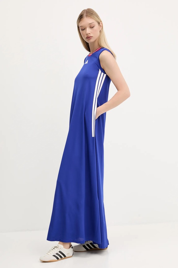 Φόρεμα adidas House of Tiro JW6819 μπλε AW25