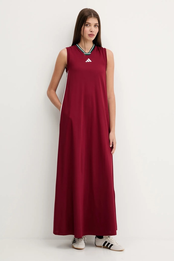 adidas vestito House of Tiro maxi granata JX5160