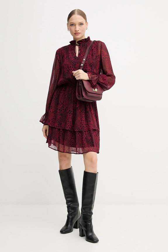 Φόρεμα Marc Aurel 6572.1010.93471 κόκκινο AW25