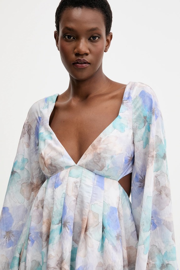 Bardot sukienka niebieski 59858DB2