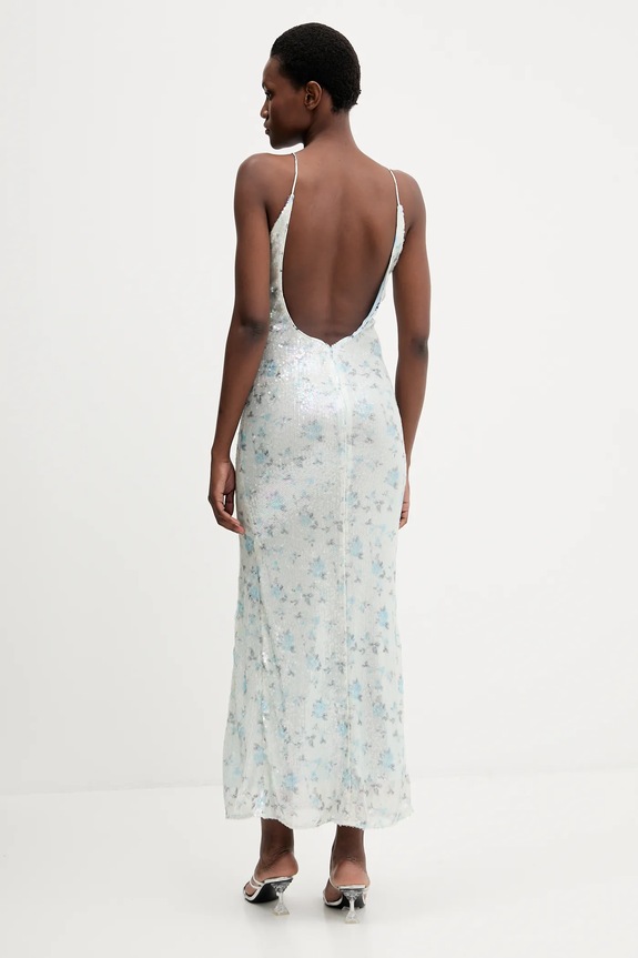 Bardot sukienka 59956DB turkusowy AW25