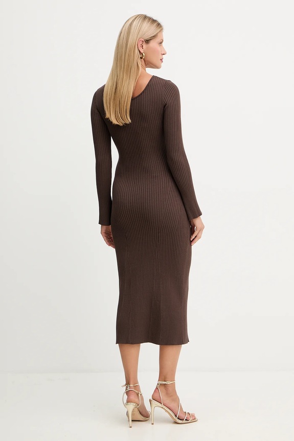 Oblečení Šaty Marciano by Guess AGATHE 5BGK55.5891Z hnědá