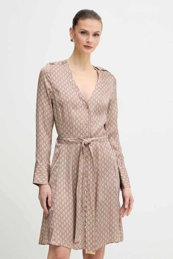 Marciano by Guess sukienka BRITNEY casual beżowy 5BGK54.7298A