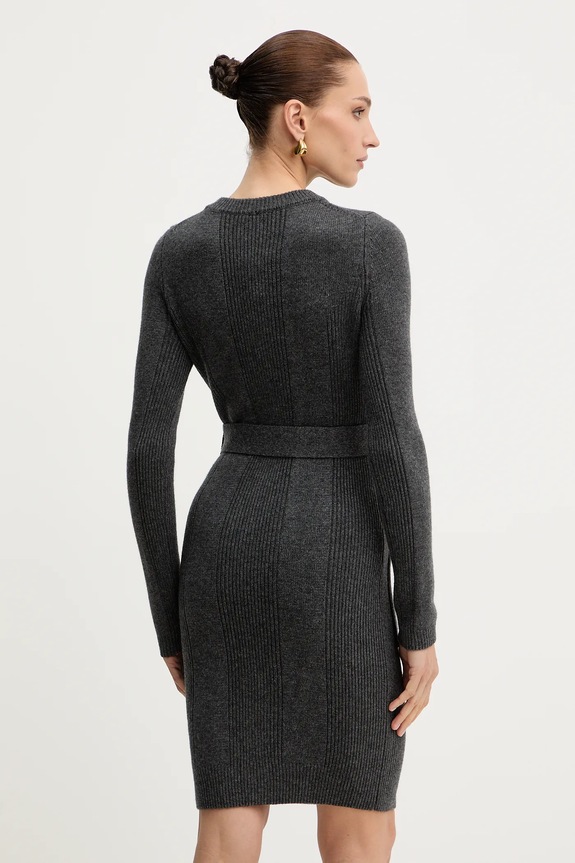 Odzież Marciano by Guess sukienka z dodatkiem kaszmiru AFRAH 5BGK43.5893Z szary