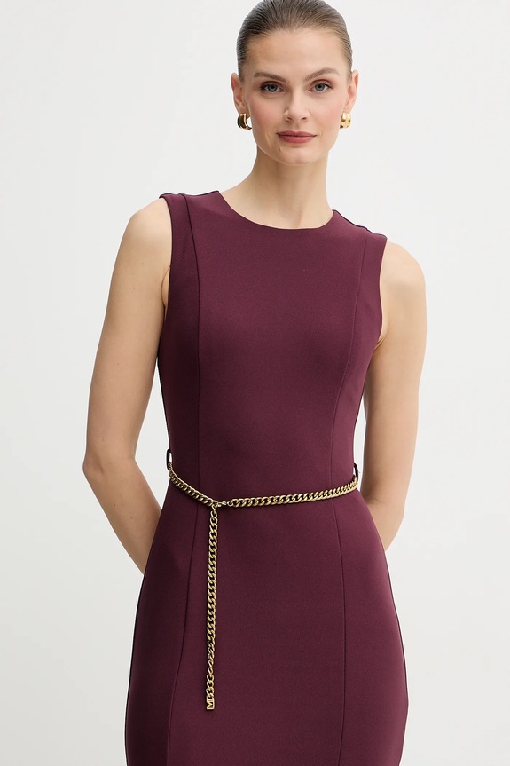 Marciano by Guess sukienka LIA bordowy 5BGK20.6302A