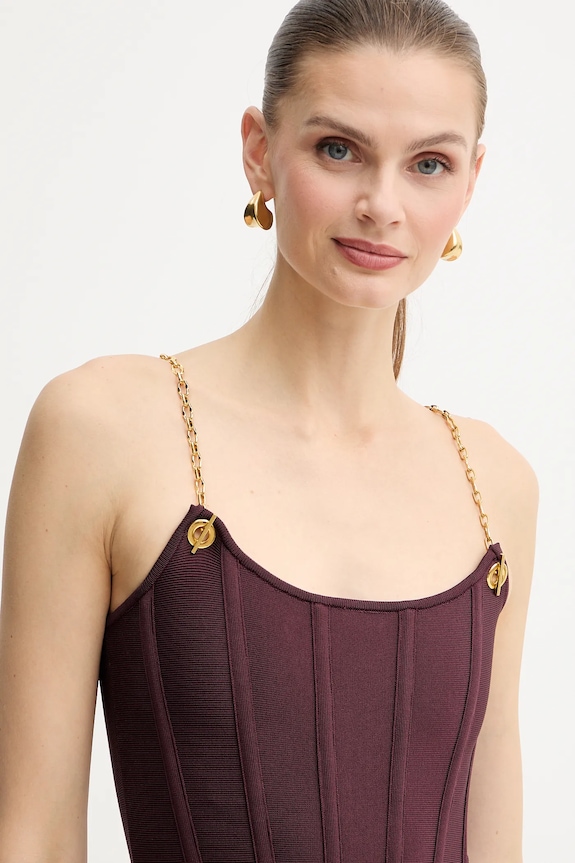 Haljina Marciano by Guess AISHA bordo 5BGK09.5036Z