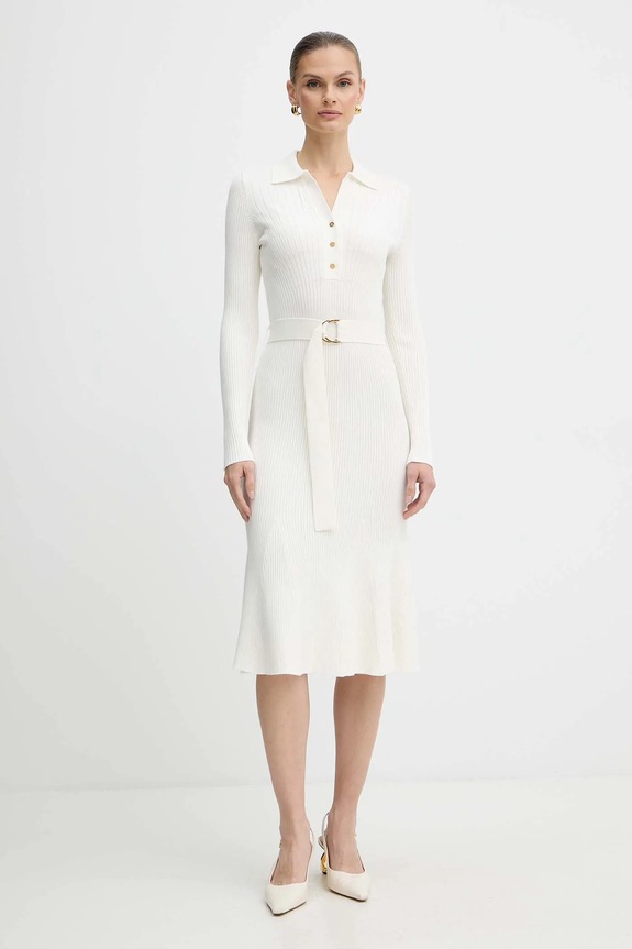 Φόρεμα Marciano by Guess AGATHE μακρύ μπεζ 5BGK07.5891Z