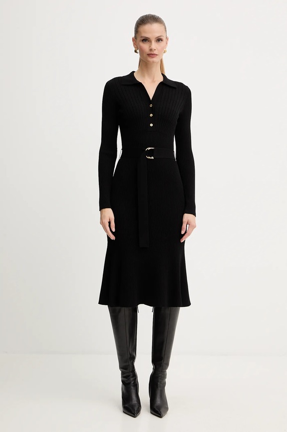 Φόρεμα Marciano by Guess AGATHE μακρύ μαύρο 5BGK07.5891Z