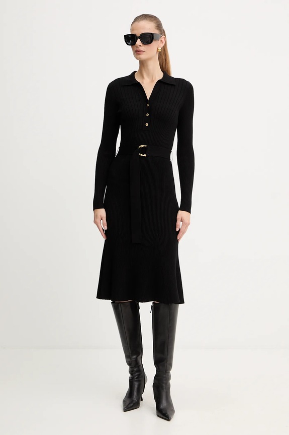 Φόρεμα Marciano by Guess AGATHE 5BGK07.5891Z μαύρο AW25