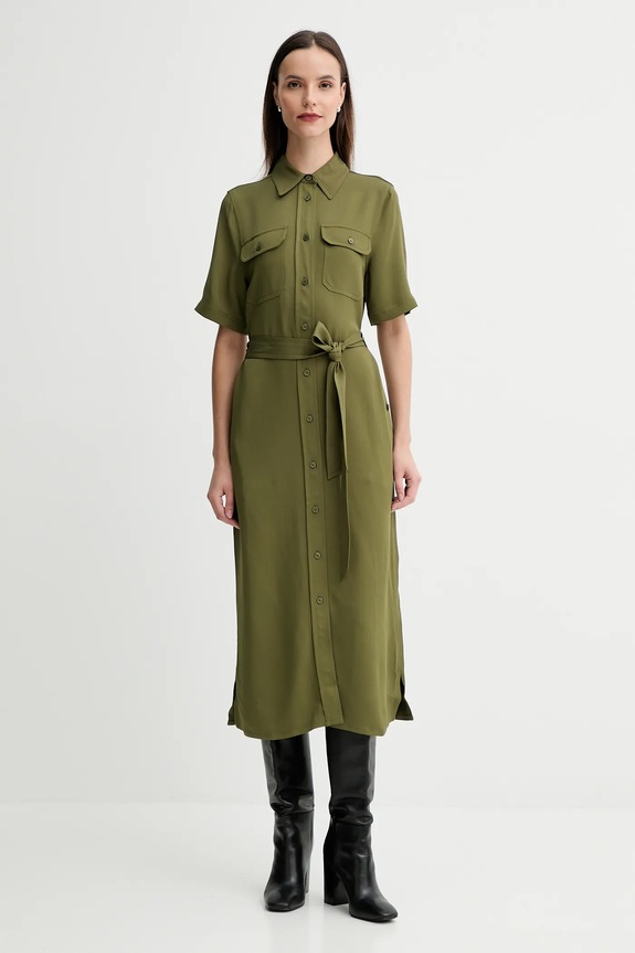 Φόρεμα Gant 4503438 πράσινο AW25
