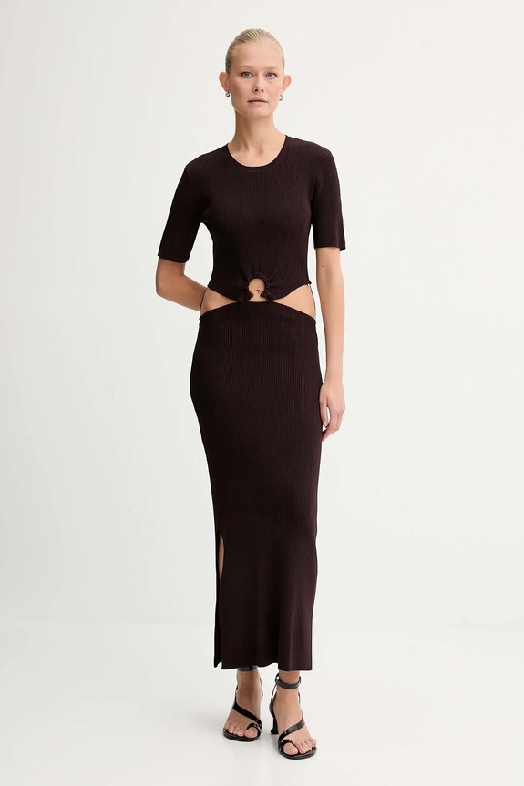 Φόρεμα Sessun casual καφέ 25105019