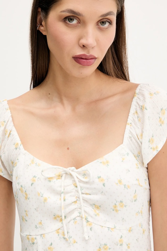 Φόρεμα Hollister Co. λευκό KI359.5298.109