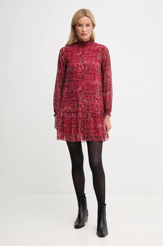 Φόρεμα Pepe Jeans PL9537711 κόκκινο AW25