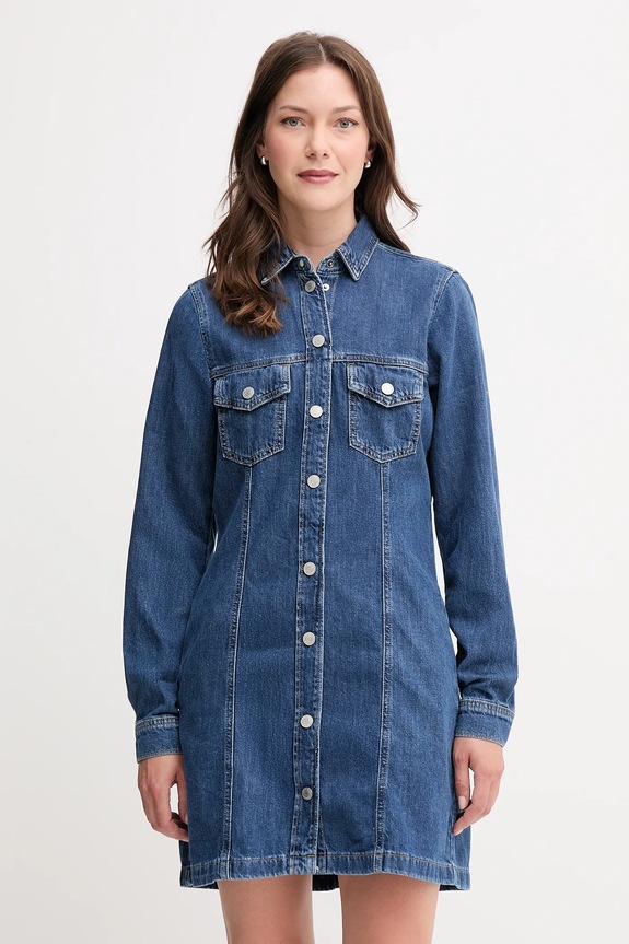 Traper haljina Pepe Jeans bez uzorka plava PL95377284C1