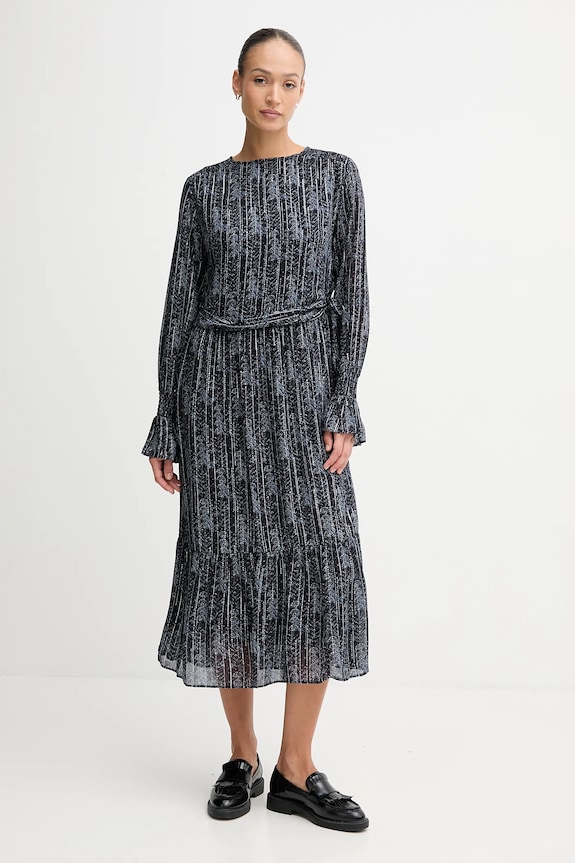 Šaty Pepe Jeans maxi námořnická modř PL9537722