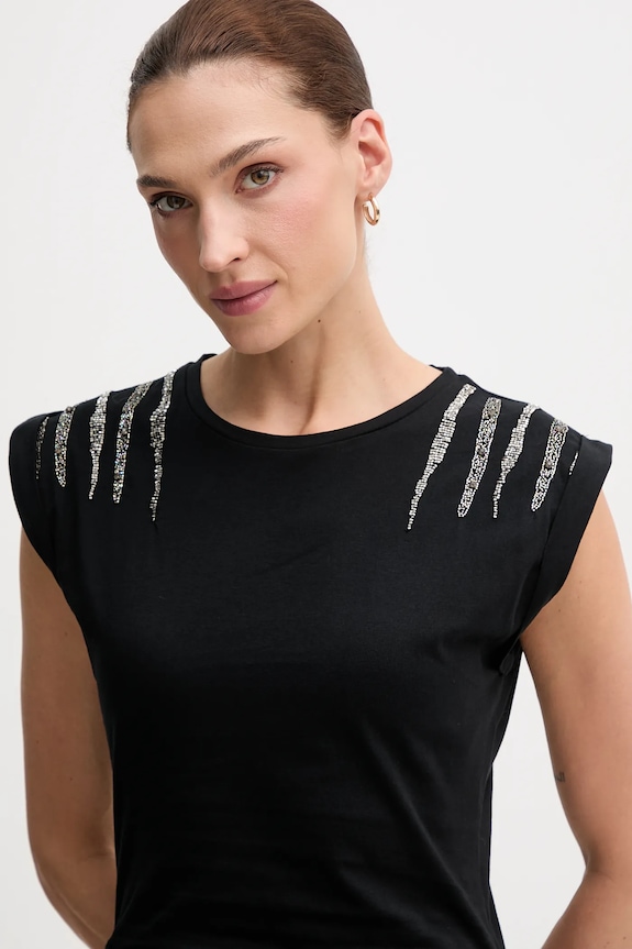 Pamučna haljina Pepe Jeans crna PL9537726