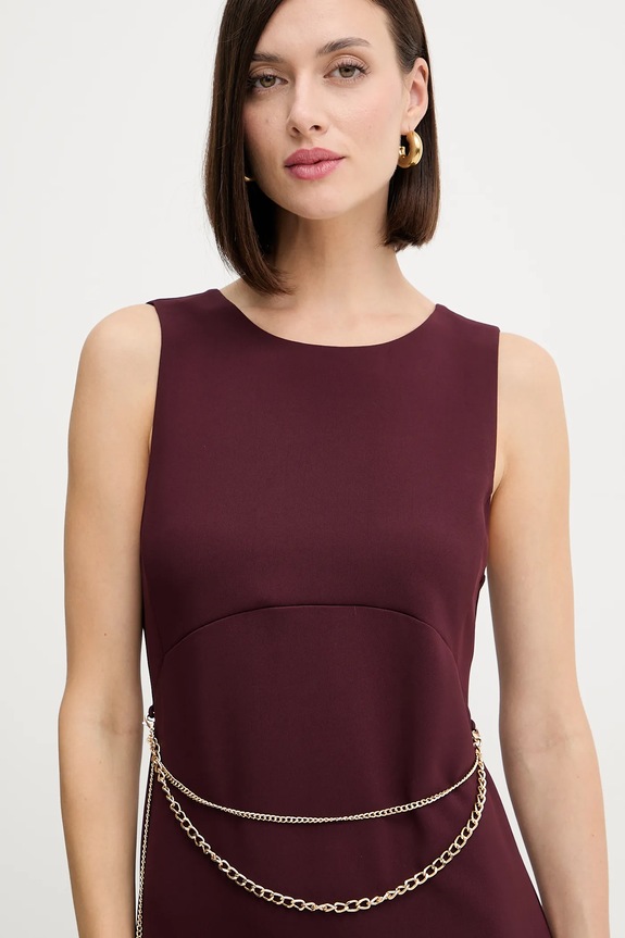 Twinset sukienka bordowy 252TP2300