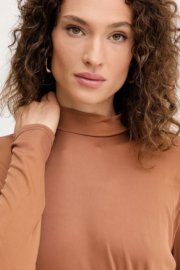 Φόρεμα Twinset καφέ 252TP2024