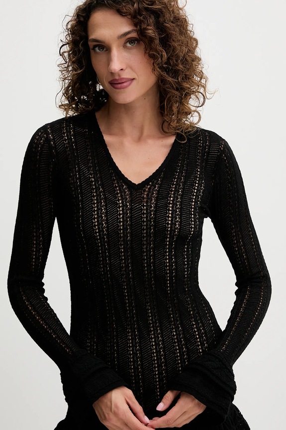Twinset sukienka czarny 252TP3180