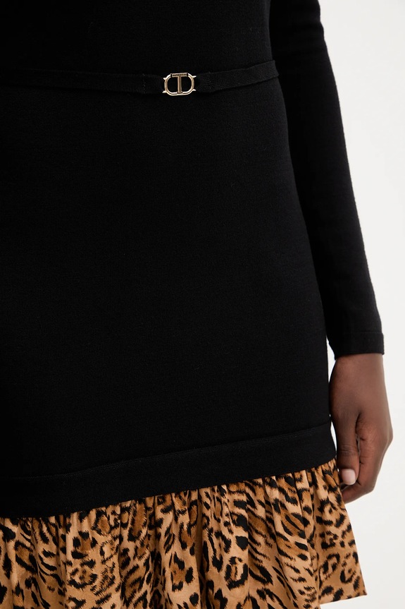 Φόρεμα Twinset 252TP3153 μαύρο