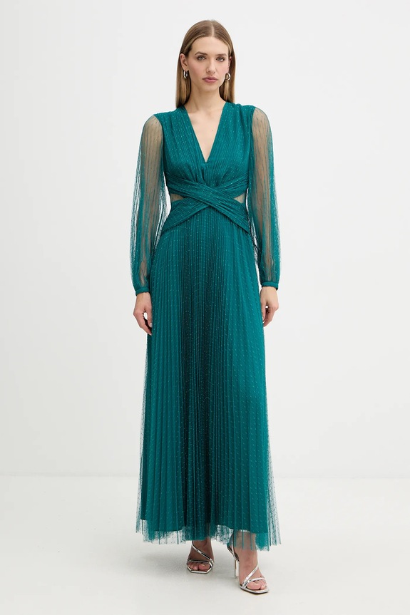 Twinset vestito pizzo turchese 252TT2021