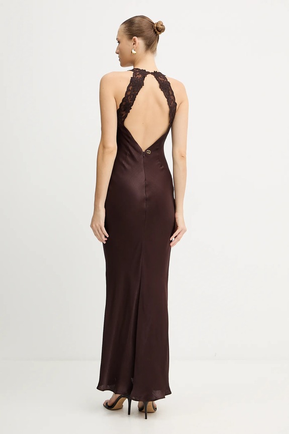 Twinset vestito 252TT2240 marrone AW25
