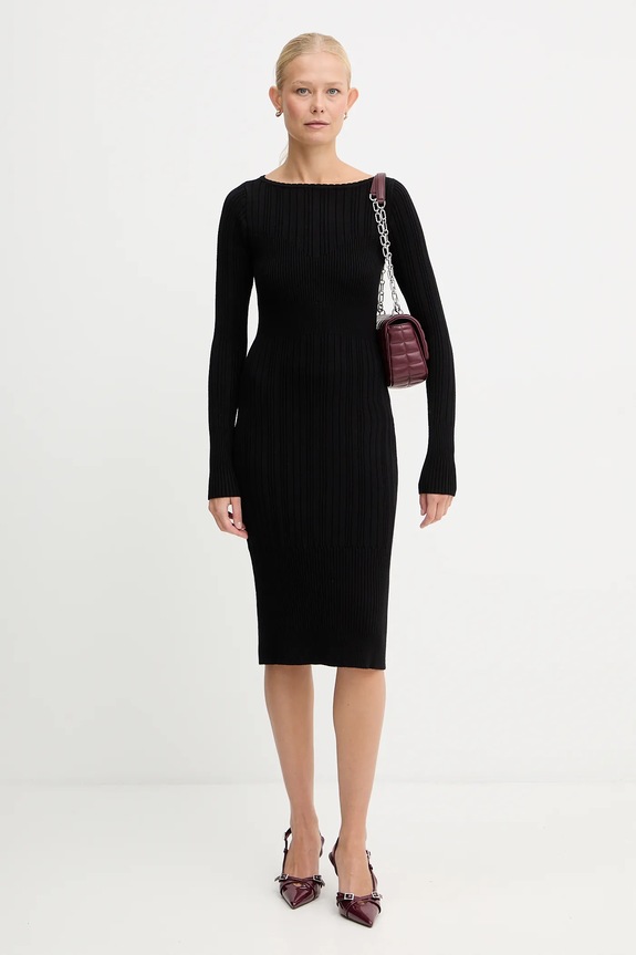 Twinset sukienka 252TT3220 czarny AW25