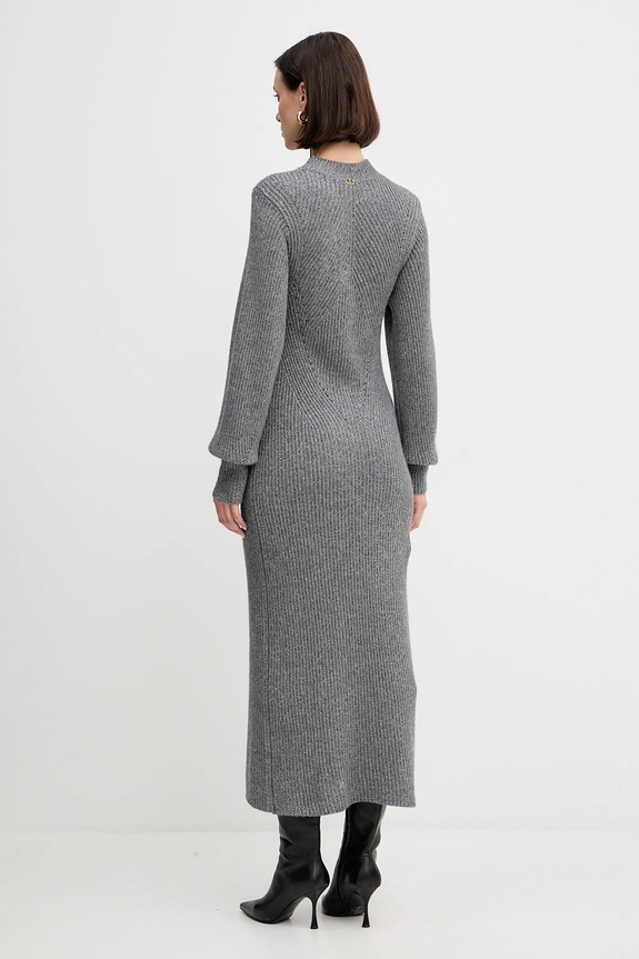Ruházat Twinset gyapjú ruha 252TT3460 szürke