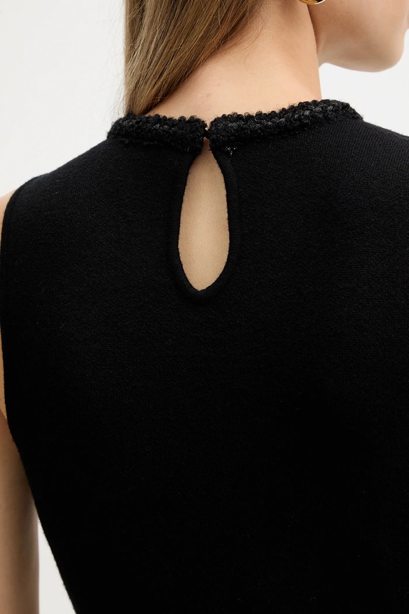 Twinset ruha gyapjúkeverékből 252TT3042 fekete