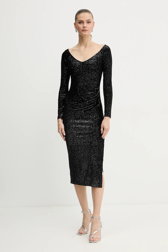 Šaty Armani Exchange XW000795.AF16143 čierna AW25