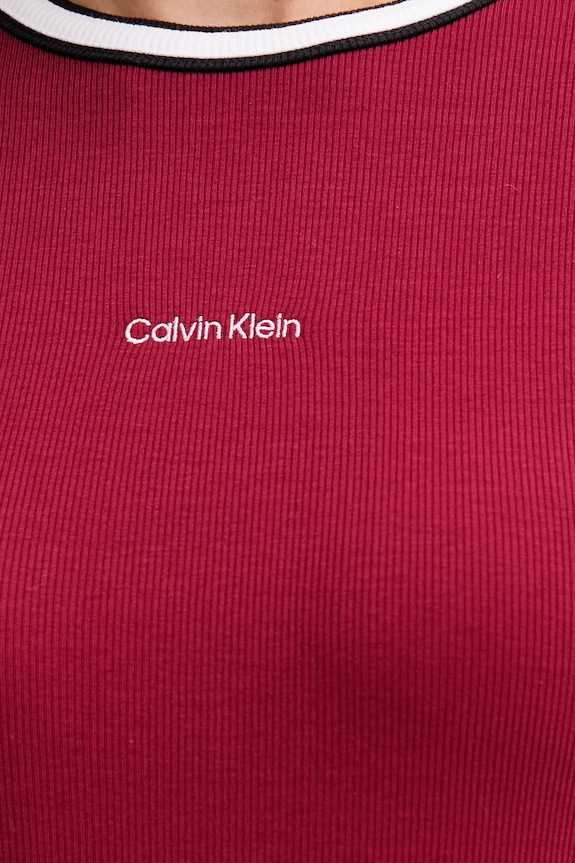 Φόρεμα Calvin Klein Jeans LV047D202G μπορντό