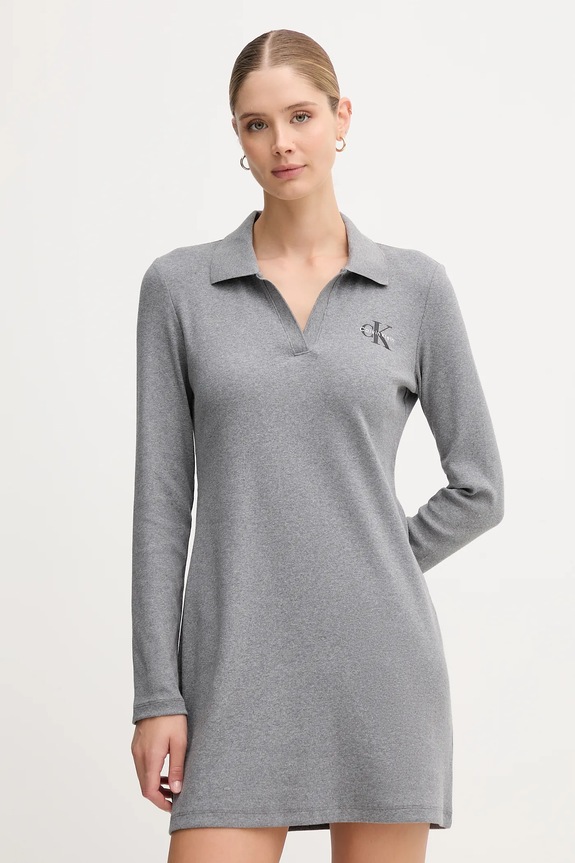 Calvin Klein Jeans vestito mini grigio LV047D214G