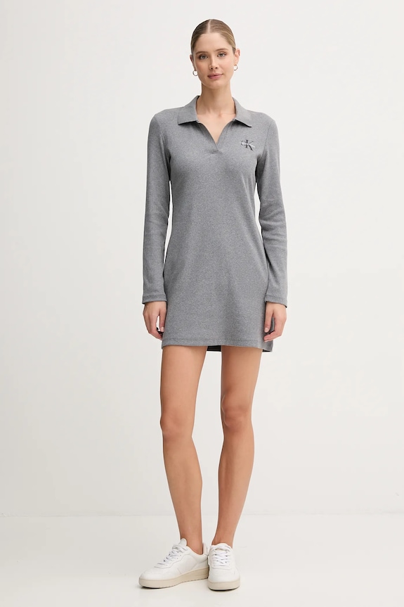 Calvin Klein Jeans vestito LV047D214G grigio SS26