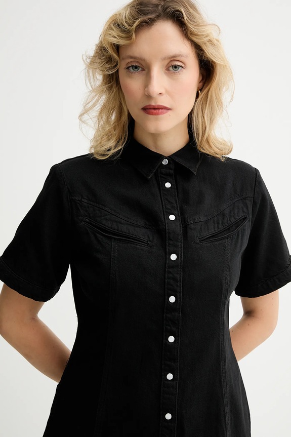 Levi's sukienka jeansowa czarny 001HR