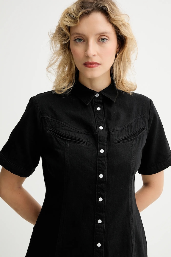 Levi's sukienka jeansowa czarny 001HR