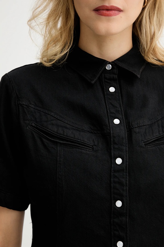 Levi's sukienka jeansowa 001HR czarny