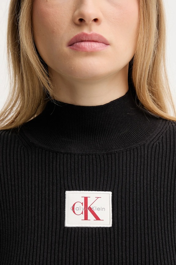 Calvin Klein Jeans sukienka LV047D308G czarny