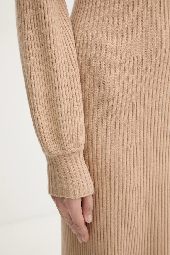 Luisa Spagnoli vestito in lana 100209 beige