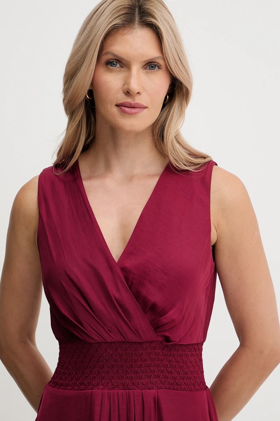 Morgan rochie burgundia RANAKA