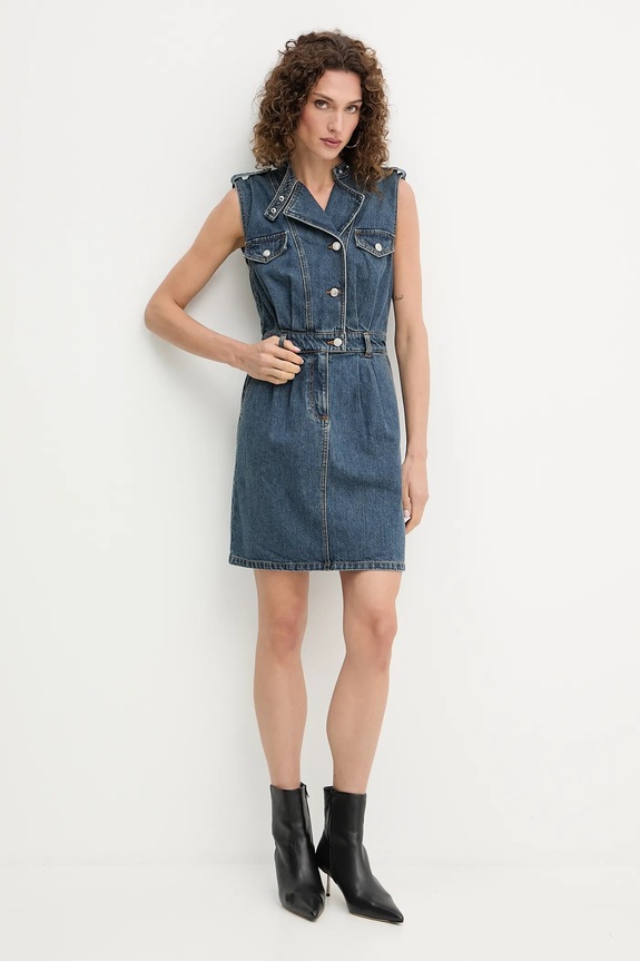 Morgan sukienka jeansowa RNAPA granatowy AW25